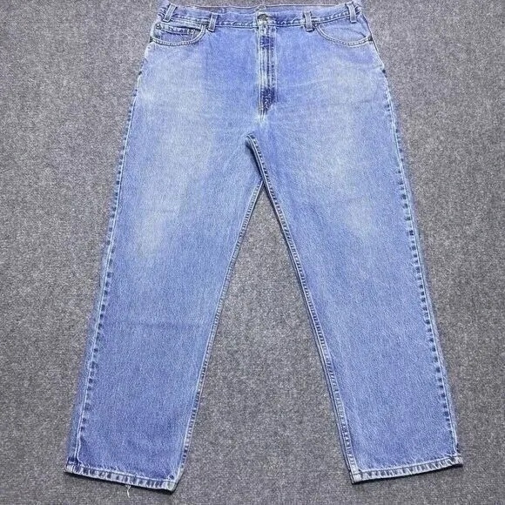 Levi's‎ 540 Jeans Mens 42x30 Blue Straight Leg Button Fly Medium Wash Classic